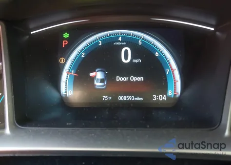 2018 Honda Civic Ex из США, поврежденный, VIN 2HGFC2F76JH569399